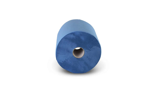 Funny Industrierolle 36 cm, 2-lagig, blau, Zellstoff, 1.000 Blatt, 2 Rollen