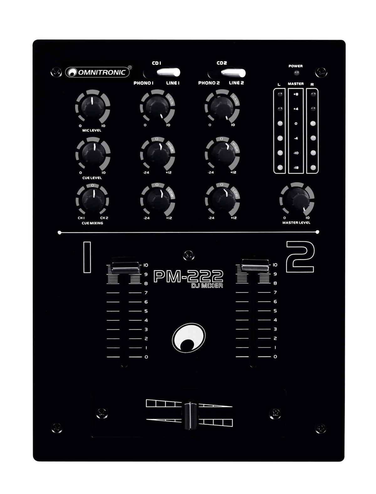 Omnitronic PM-222 2-Kanal-DJ-Mixer – Ansicht 5