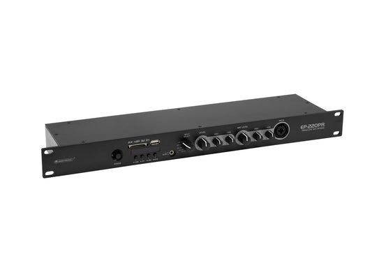 Omnitronic EP-220PR Vorverstärker mit MP3-Player und FM-Radio – Ansicht 2