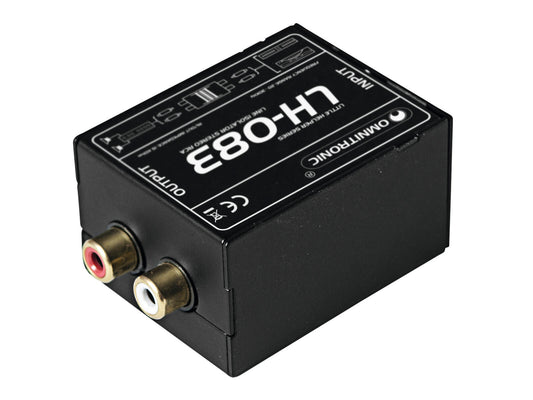 Omnitronic LH-083 Stereo-Isolator RCA S – Ansicht 2