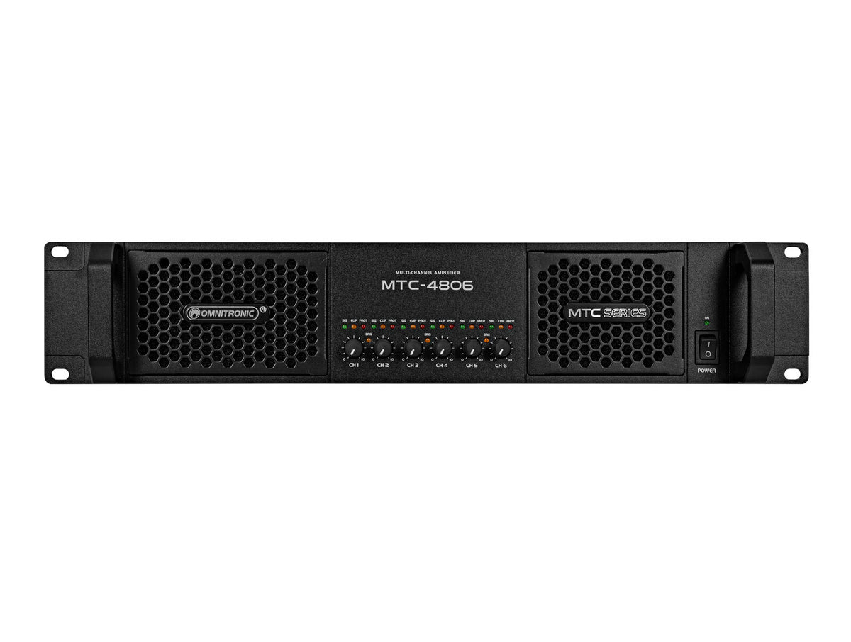 Omnitronic MTC-4806 6-Kanal Endstufe – Ansicht 6