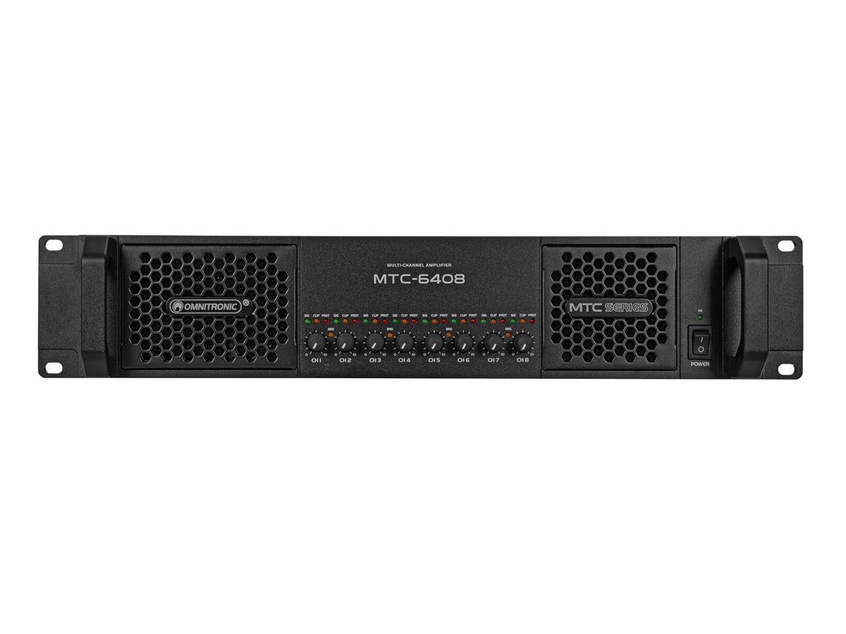 Omnitronic MTC-6408 8-Kanal Endstufe – Ansicht 6