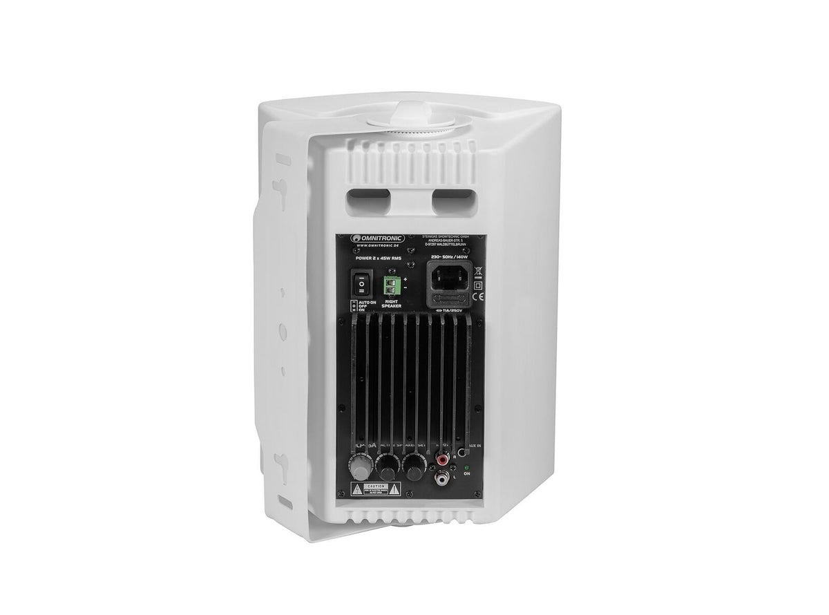 Omnitronic ALP-6A Aktives Lautsprecherset weiß – Ansicht 7