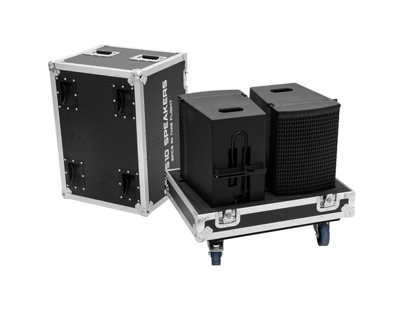 Celto ACS10-RCK (M+P) 2-Wege Koaxial Aktiv Line Array Modul-Set im Roadcase
