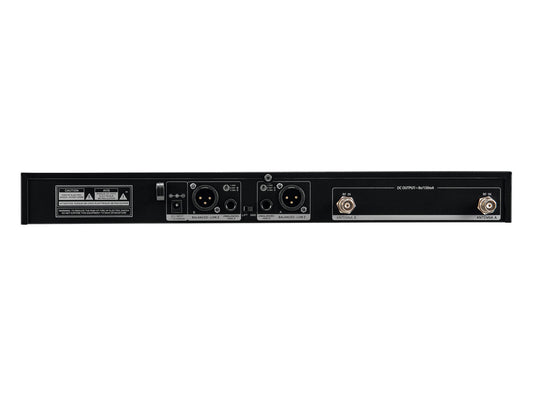 Relacart UR-222D 2-Kanal-UHF-System 823-832 + 863-865 MHz – Ansicht 2
