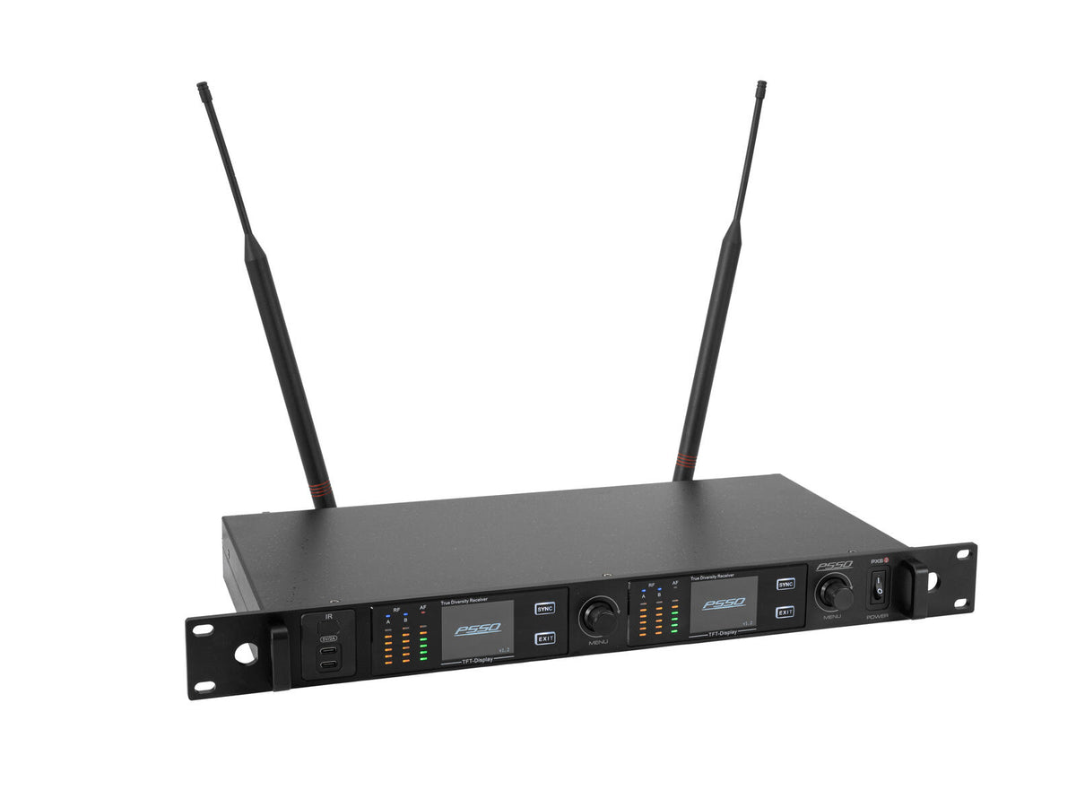 PSSO PXS TWO 2-Kanal True Diversity Empfänger 640-690 MHz – Ansicht 5
