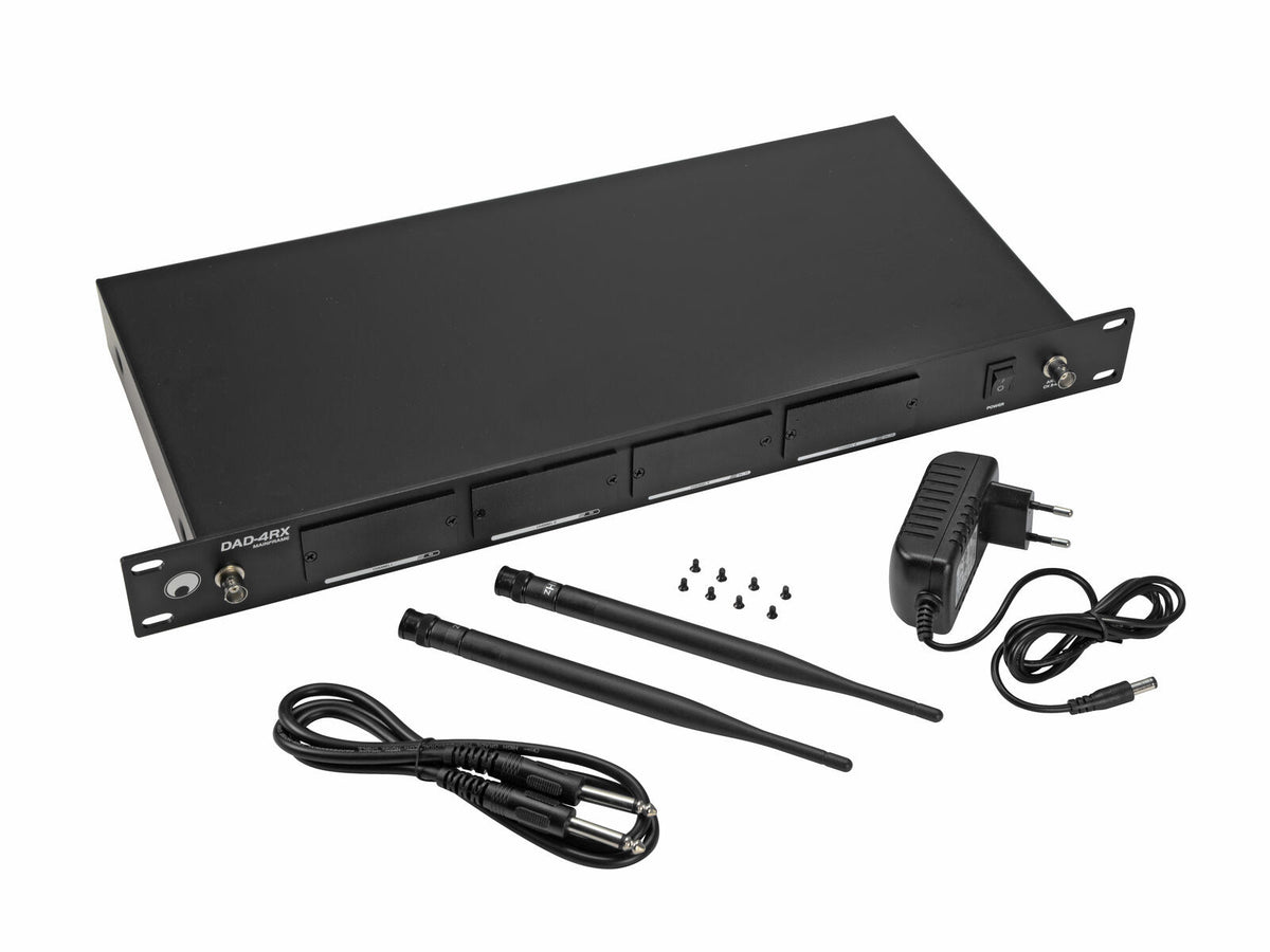 Omnitronic DAD-4RX 4-Kanal-Empfängergehäuse für MOM/DAD Module – Ansicht 5