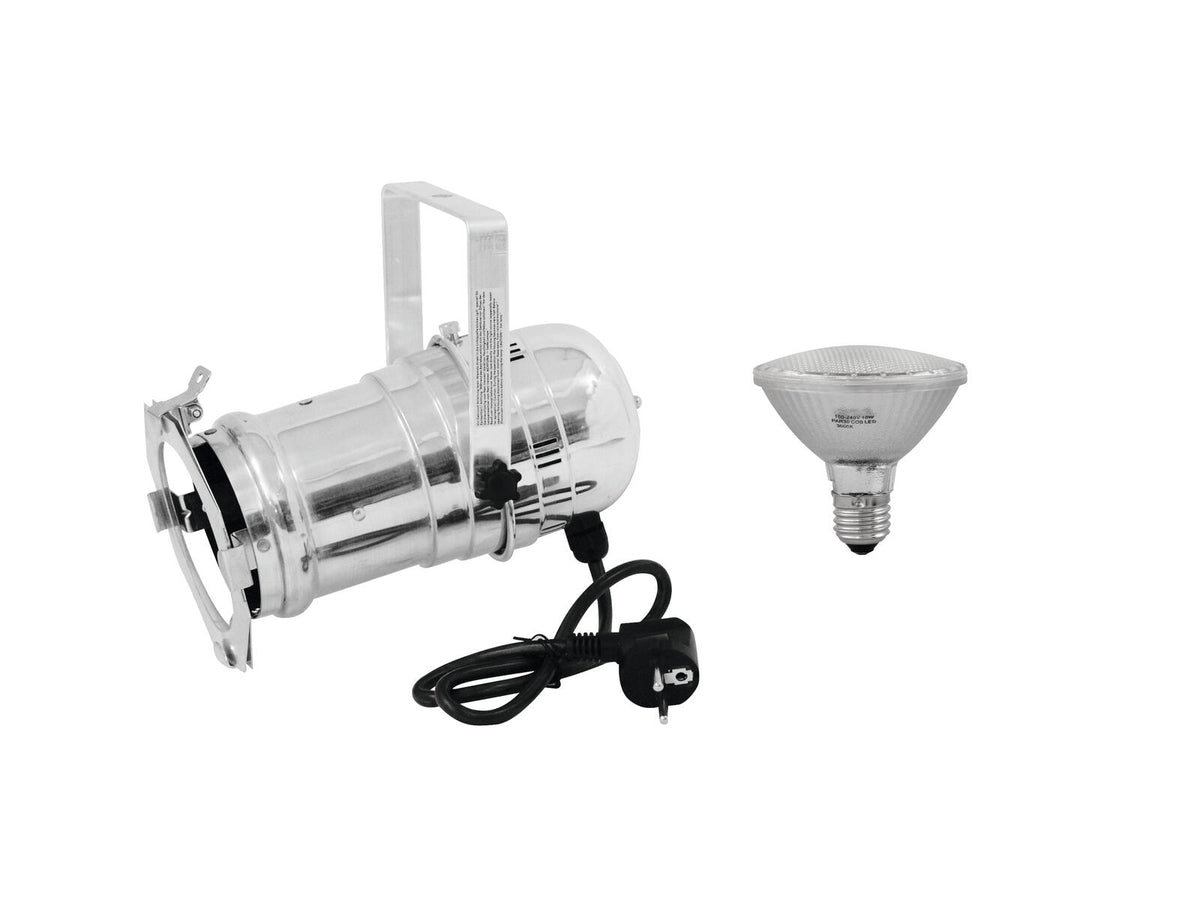 Eurolite Set PAR-30 Spot sil + PAR-30 230V SMD 11W E-27 LED 3000K