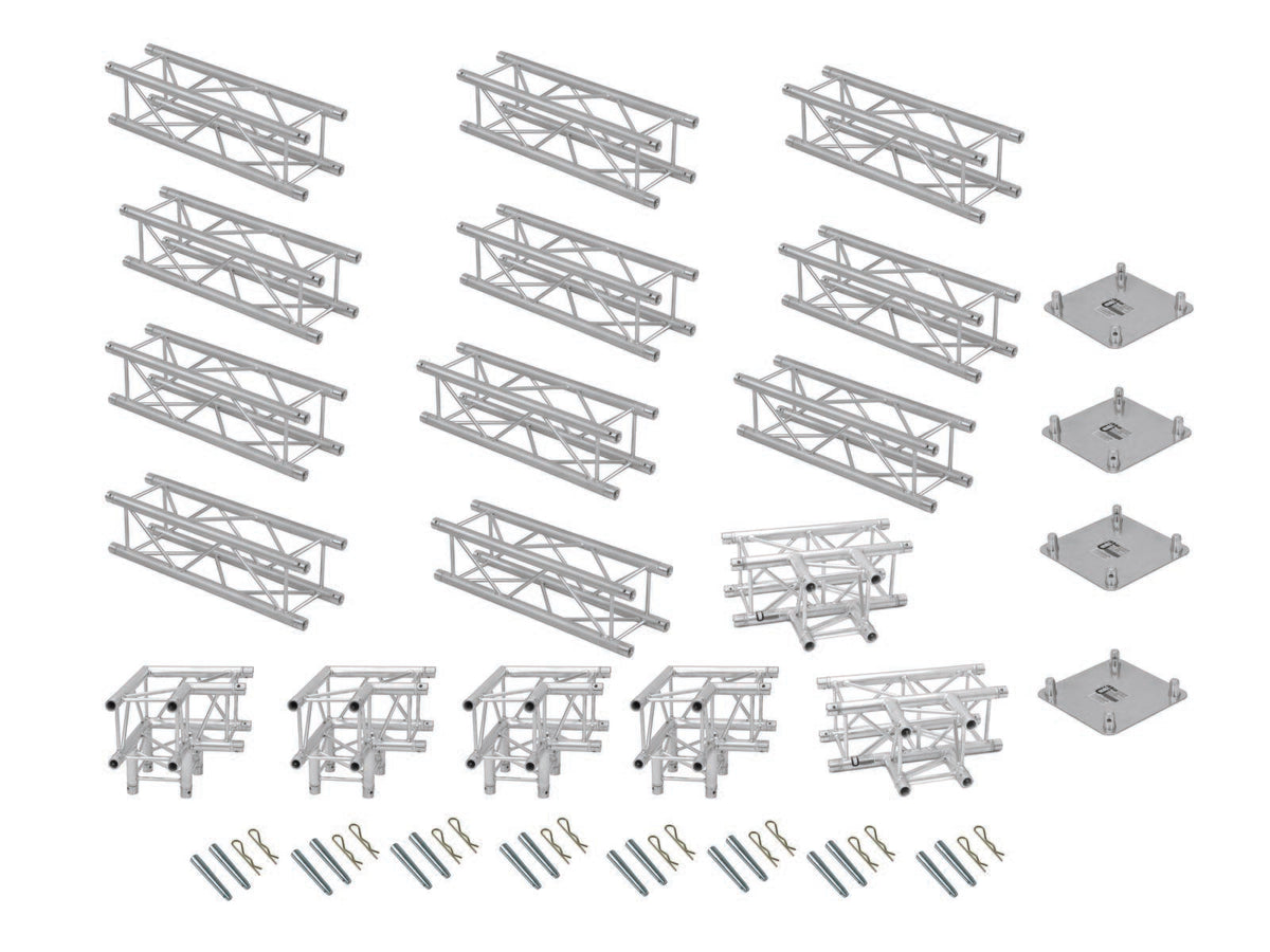Alutruss Traversenset QUADLOCK 6082 Rechteck 7,71x4x3,5m (BxTxH) – Ansicht 4