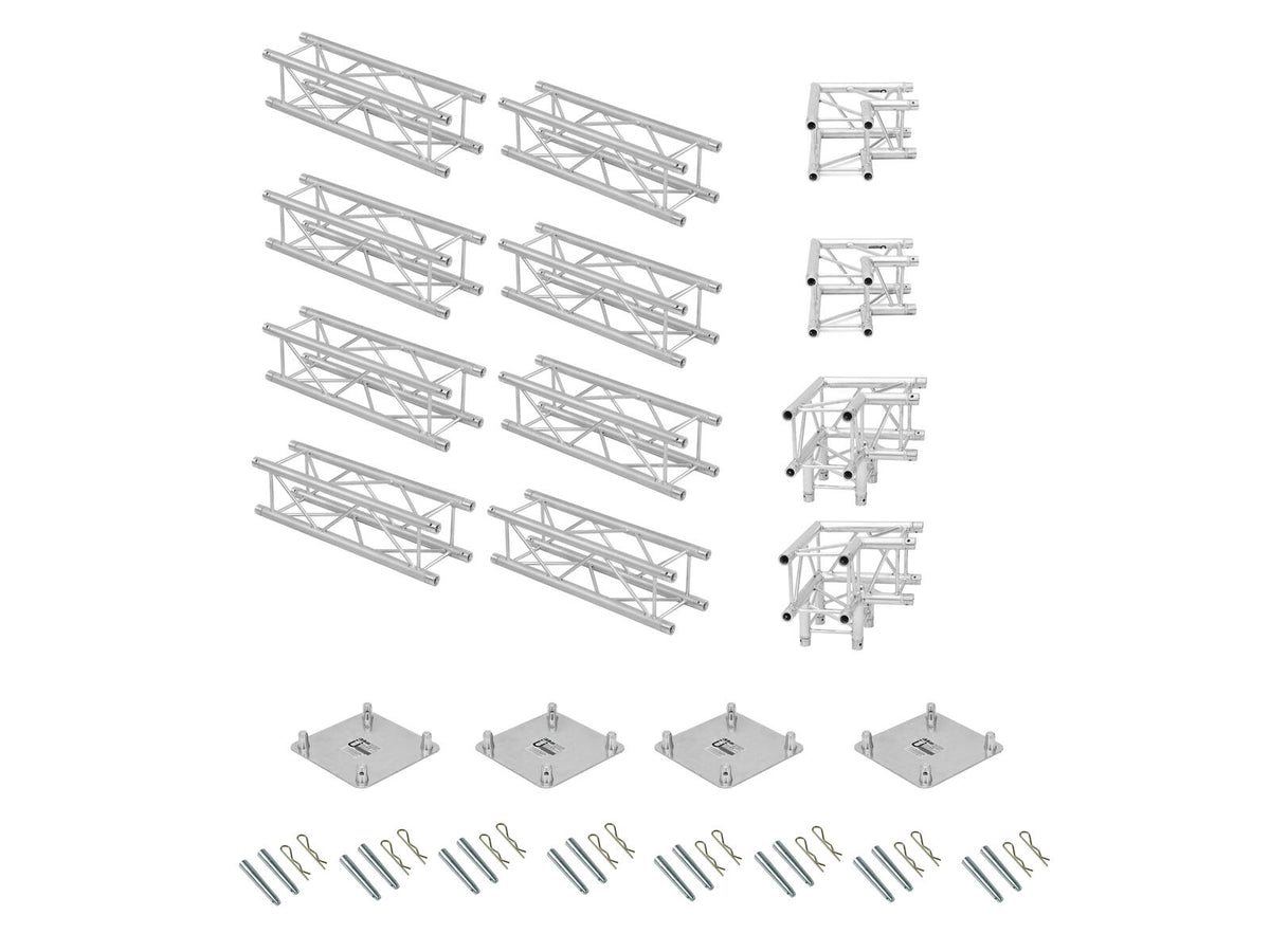 Alutruss Traversenset QUADLOCK 6082 U-Form 7x4x3,5m (BxTxH) – Ansicht 4