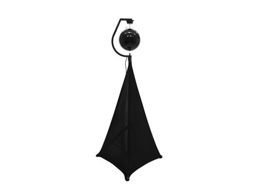 Eurolite Set Spiegelkugel 30cm schwarz mit Stativ und Segel schwarz – Ansicht 2