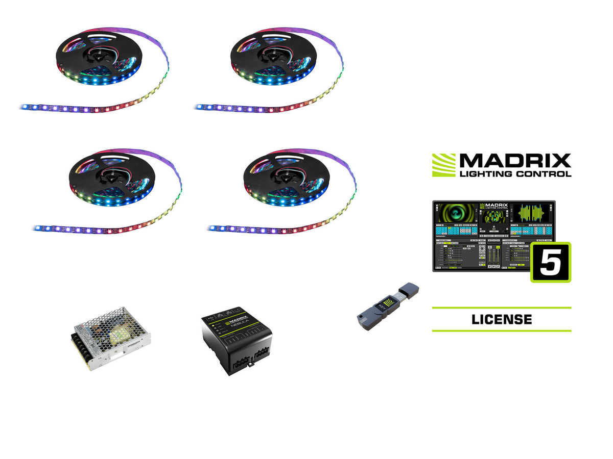 Eurolite Set Pixel Strip RGB inkl. Madrix Start