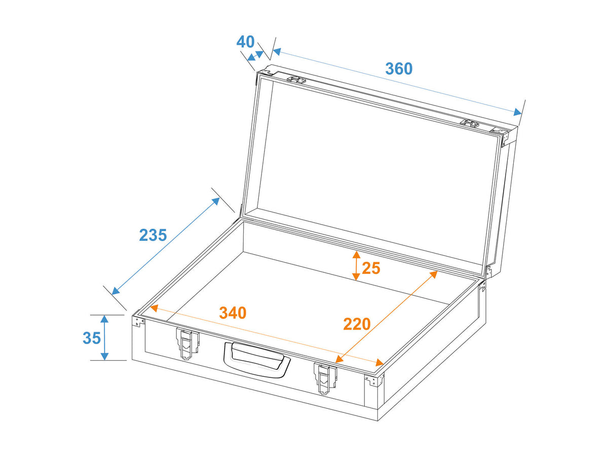 Dimavery Effector-Case klein – Ansicht 3