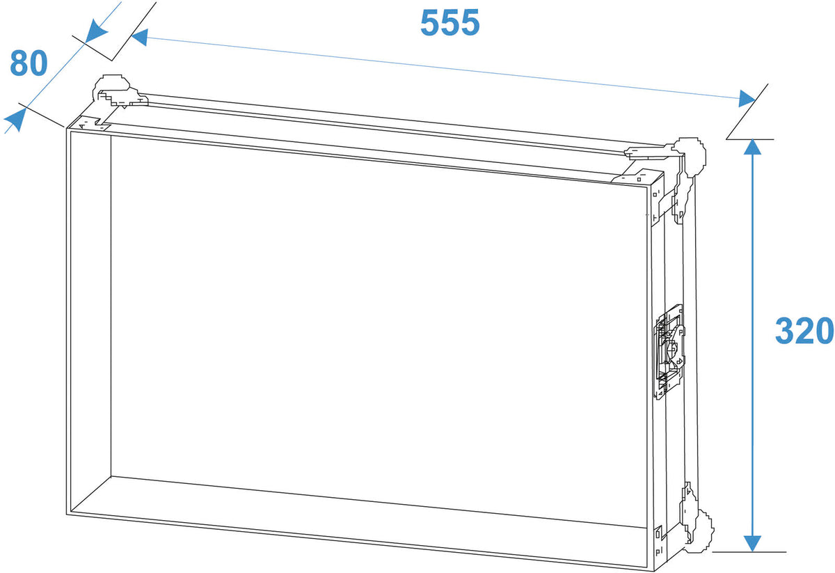 Roadinger Rack PRO 6HE 45cm – Ansicht 7