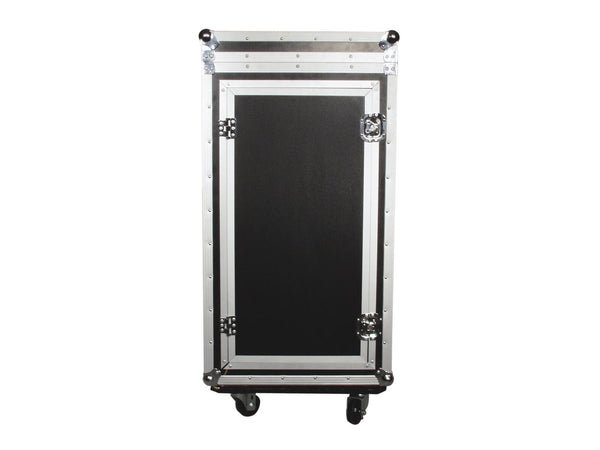Roadinger Spezial-Kombi-Case Profi, 17HE mit Rollen