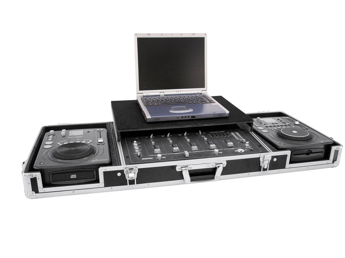 Roadinger Universal-Konsole DS-1 2xCD/1xM-19 LS sw – Ansicht 4