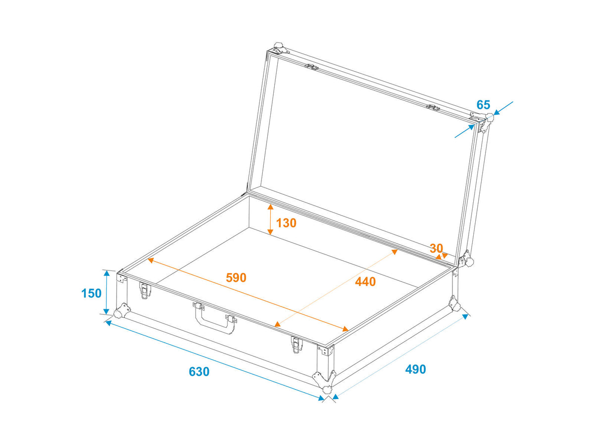 Roadinger Universal-Koffer-Case Pick 62x47x19cm – Ansicht 5