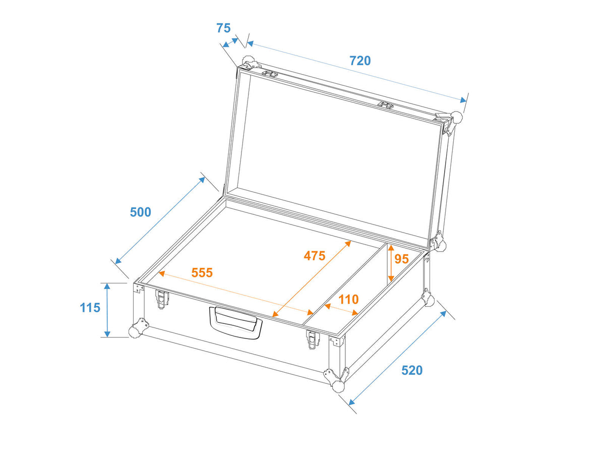 Roadinger Universal-Koffer-Case K-2 – Ansicht 4
