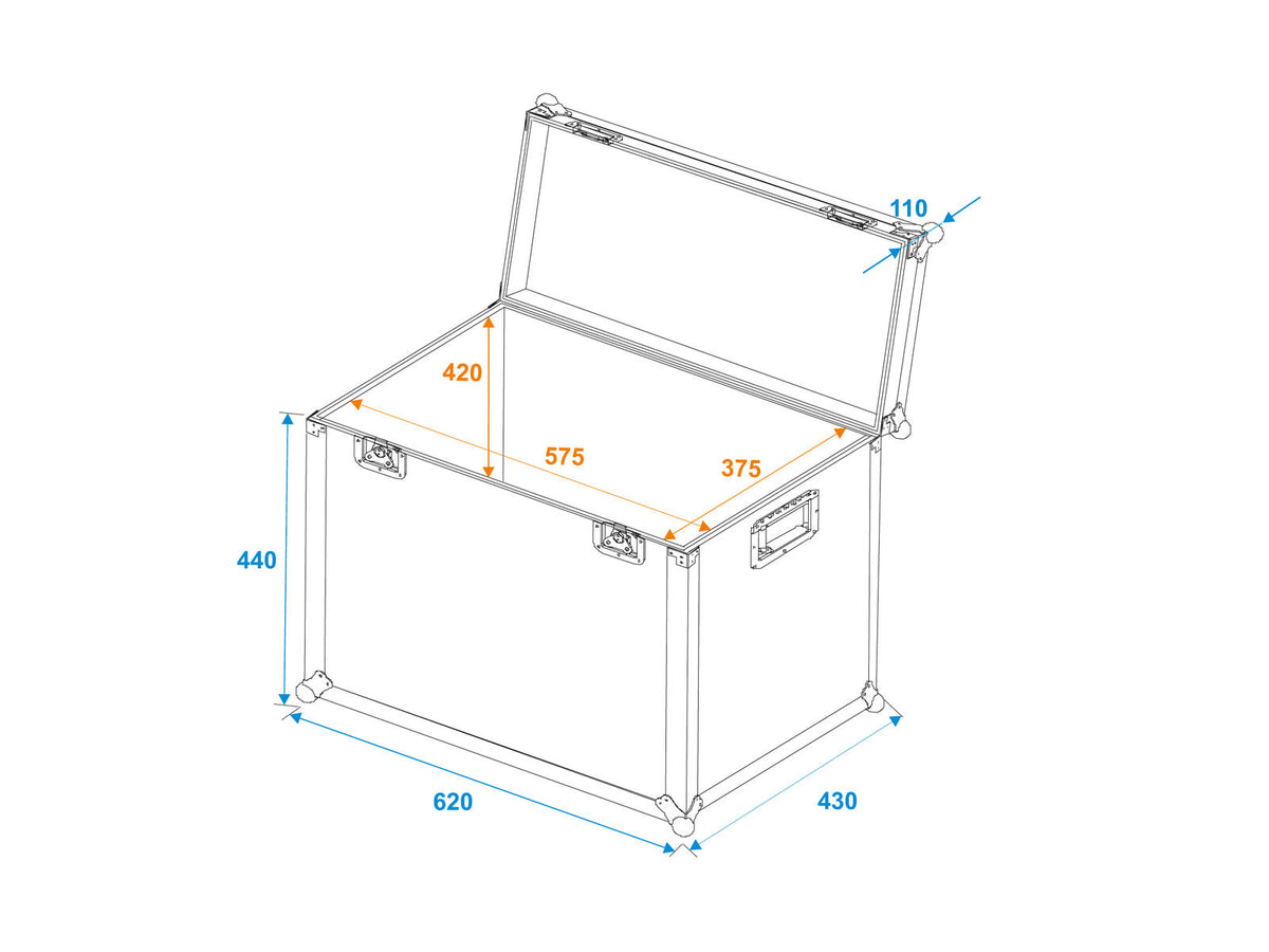 Roadinger UC-645 Universal-Transport-Case – Ansicht 5