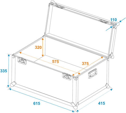 Roadinger Universal-Transport-Case 60x40cm – Ansicht 2