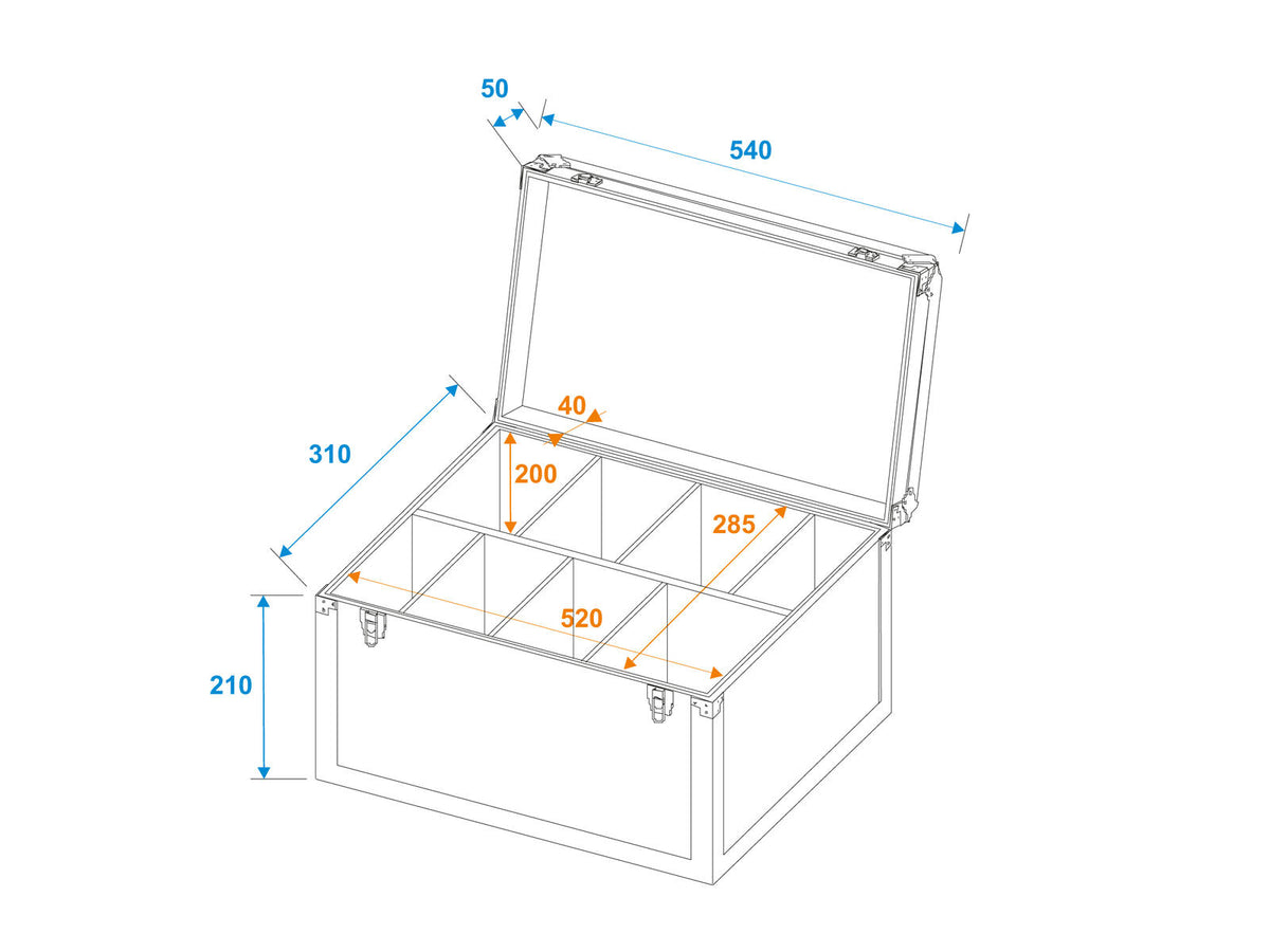 Roadinger TDV-1 Universal-Koffer-Case – Ansicht 6