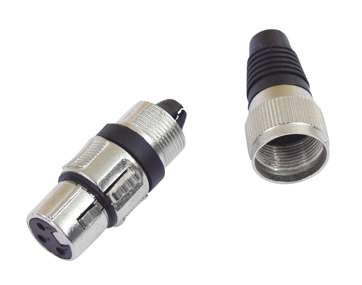 Omnitronic XLR Buchse 3pol sw 10x – Ansicht 2