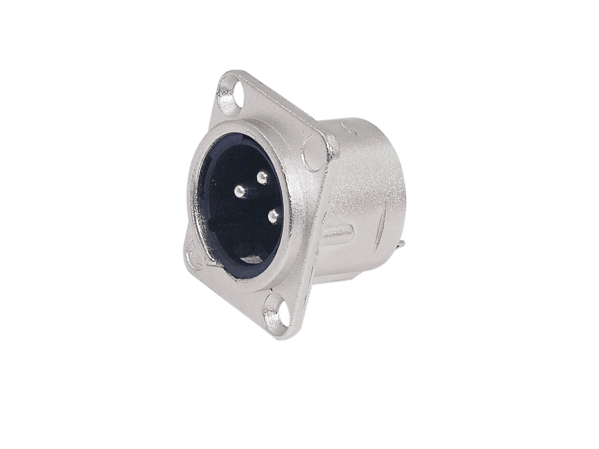 Neutrik XLR Einbaustecker 3pol NC3MDL-1 – Ansicht 2