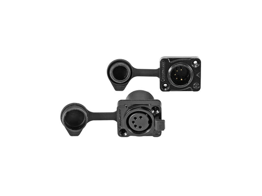 Eurolite IP XLR Set Stecker/Buchse 5pol für LED IP PIX Strobe RGB CW+WW – Ansicht 2