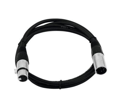 Omnitronic XLR Kabel 5pol 1m sw – Ansicht 2