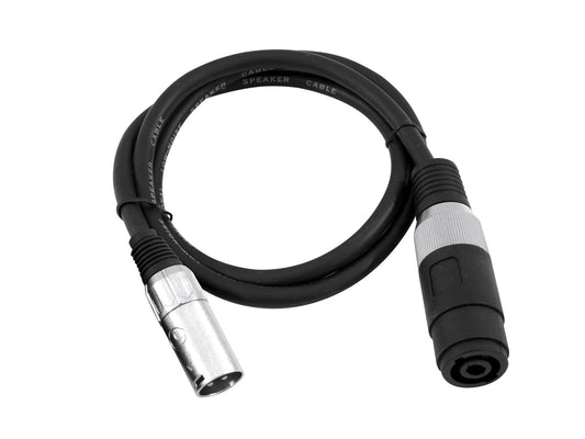 Omnitronic Adapterkabel Speaker(F)/XLR(M) 1m sw – Ansicht 2