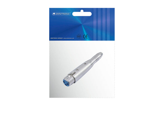 Omnitronic Adapter XLR(F)/Klinke(F) stereo – Ansicht 2