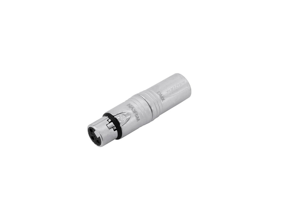 Neutrik Adapter 3pol XLR(F)/5pol XLR(M) NA3F5M – Ansicht 2