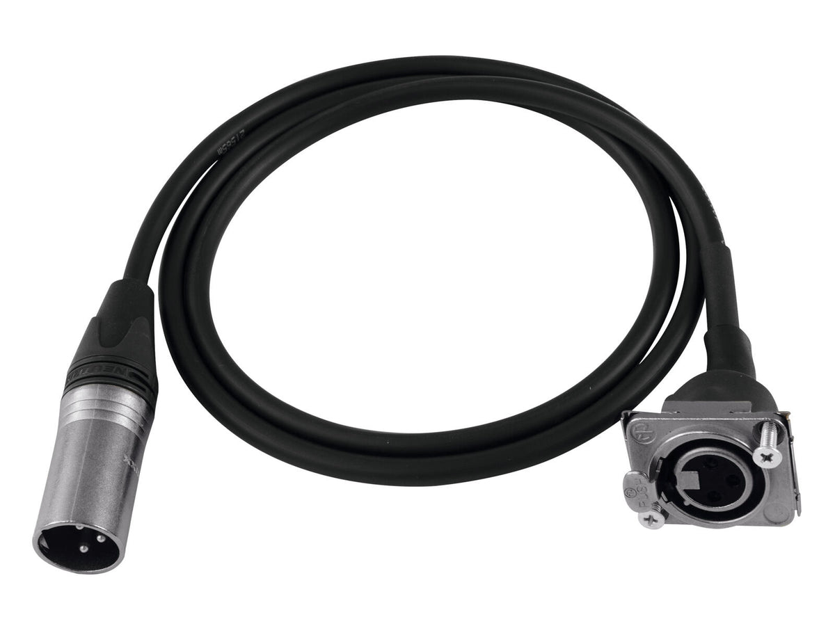 PSSO Patch Kabel XLR(M)/XLR(F) EB 1m sw – Ansicht 2