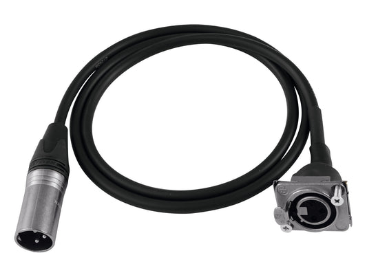 PSSO Patch Kabel XLR(M)/XLR(F) EB 1m sw – Ansicht 2