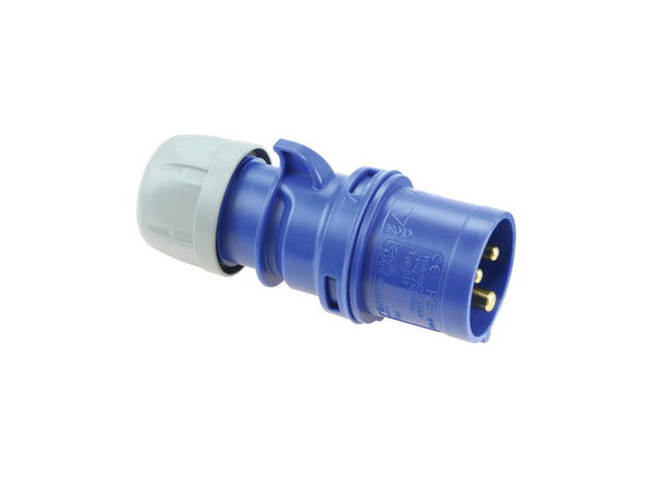 PC Electric CEE Stecker 16A 3pol blau