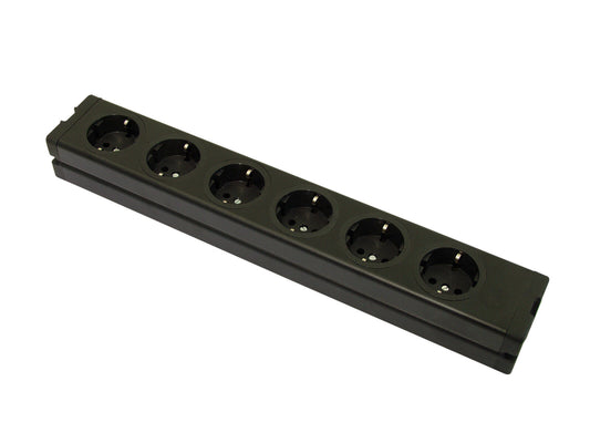 Eurolite Steckdosenleiste 6-fach ALU sw – Ansicht 2