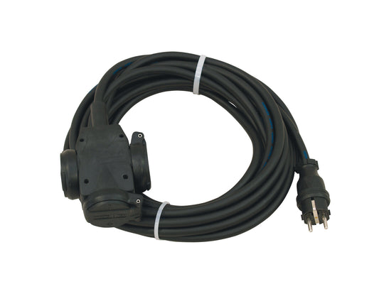 PSSO Verlängerung 3x2,5 10m 3-fach sw – Ansicht 2