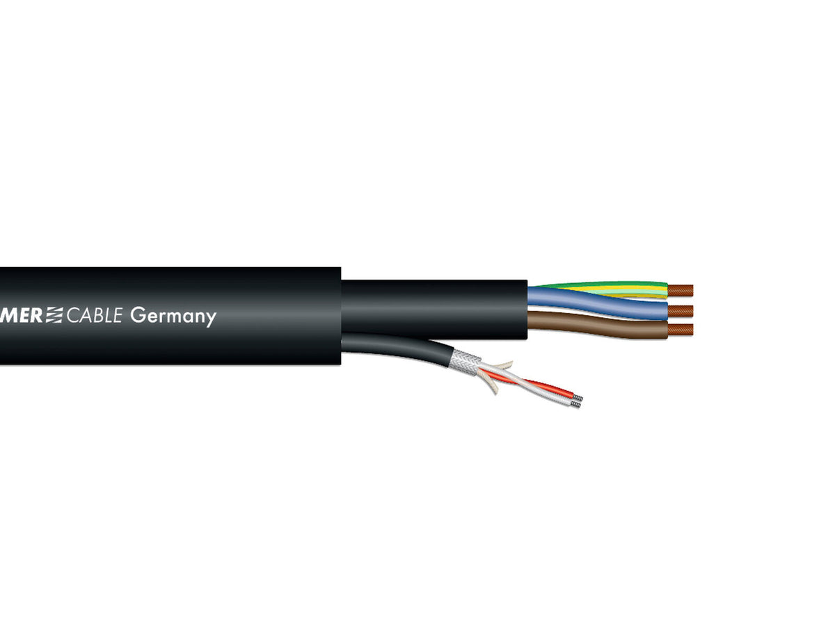Sommer Cable Kombikabel 1x2x0,25+3G1,5 SC-Monolith Power DMX 100m