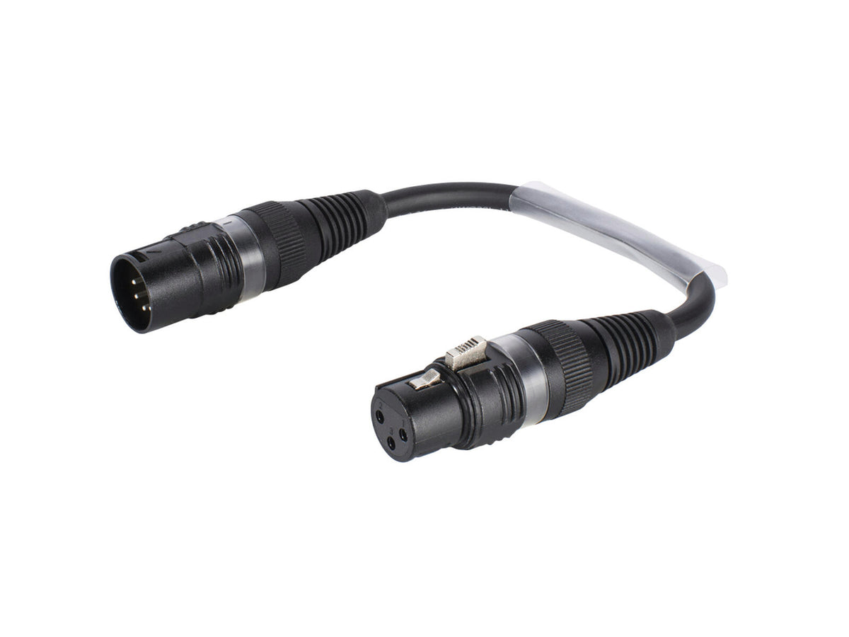 Sommer Cable Adapterkabel 3pol XLR(F)/5pol XLR(M)0,15m