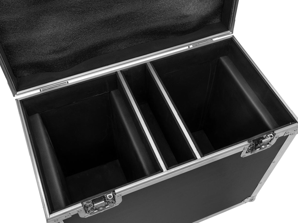 Roadinger Flightcase 2x TMH-S200 mit Rollen – Ansicht 4