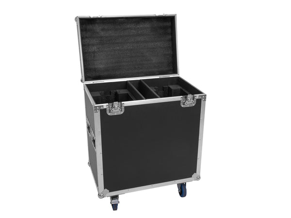 Roadinger Flightcase 2x TMH-S400 mit Rollen