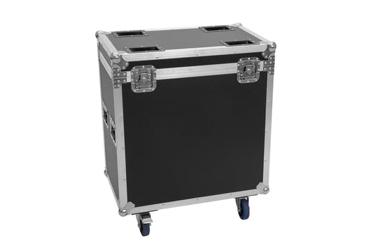Roadinger Flightcase 2x TMH-S400 mit Rollen – Ansicht 2