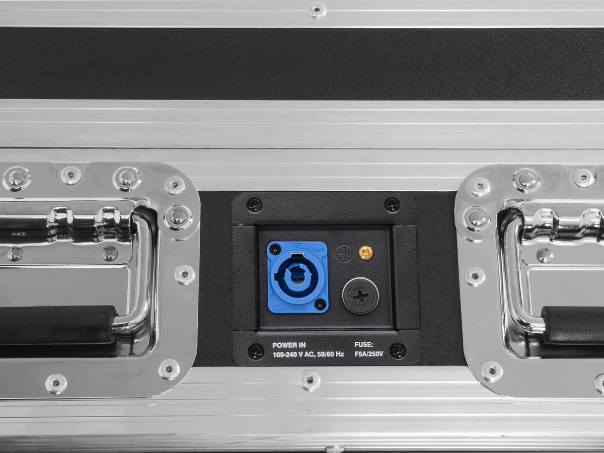 Roadinger Flightcase 4x AKKU BAR-6 Glow QCL Flex QuickDMX mit Ladefunktion – Ansicht 5