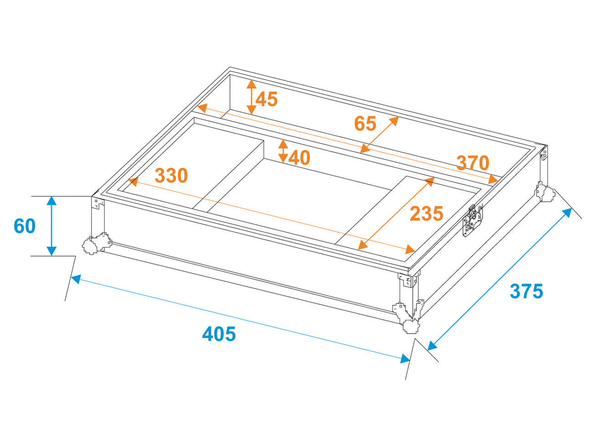 Roadinger Flightcase TRM-402 – Ansicht 8