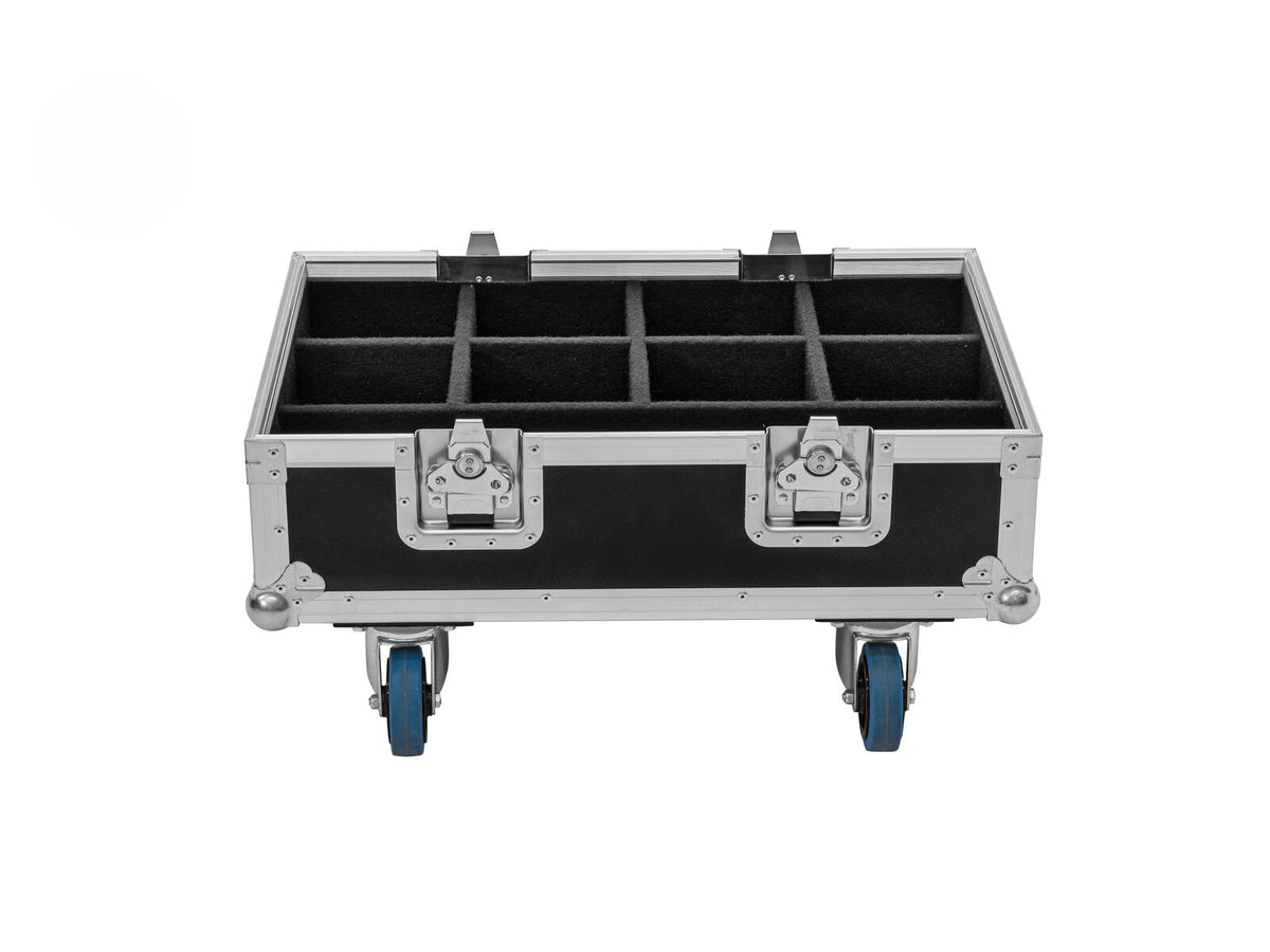 Roadinger Flightcase BAS-1 8x SILENT PAR 6 QCL FLOOR – Ansicht 4