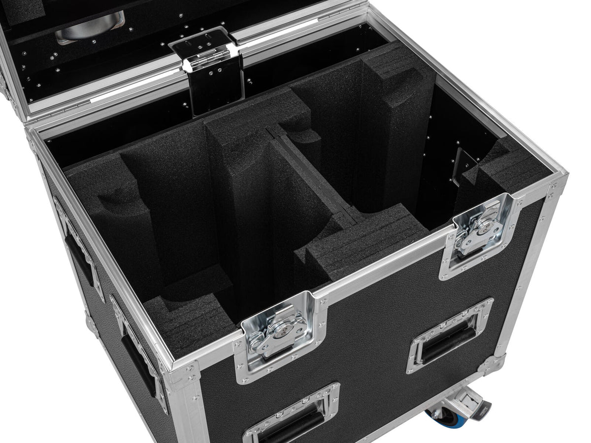 Roadinger Flightcase 2x DMB-100 LED mit Rollen – Ansicht 4