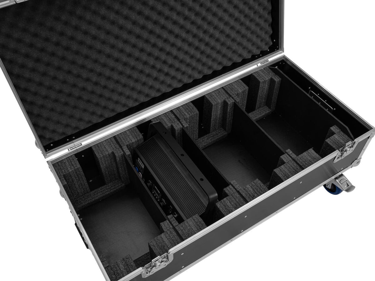 Roadinger Flightcase 4x PLL-576 CW/WW mit Rollen – Ansicht 6