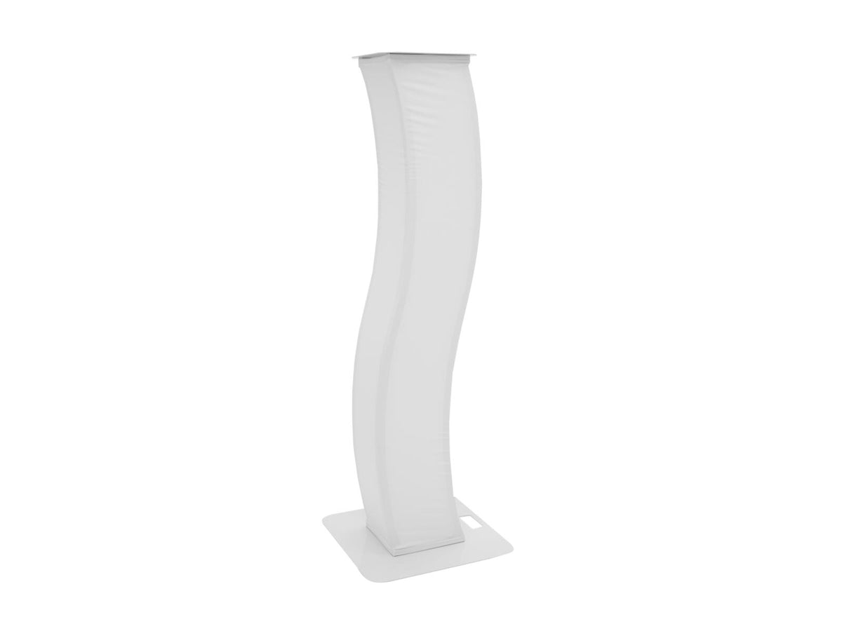 Eurolite Wechselcover für Stage Stand Set geschwungen weiß – Ansicht 2