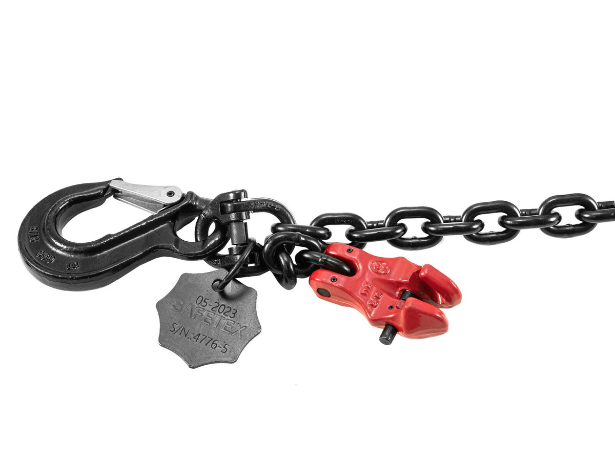 Safetex Anschlagkette EN818-4 mit Verkürzungsklaue-Sicherung 1m WLL2000kg – Ansicht 4