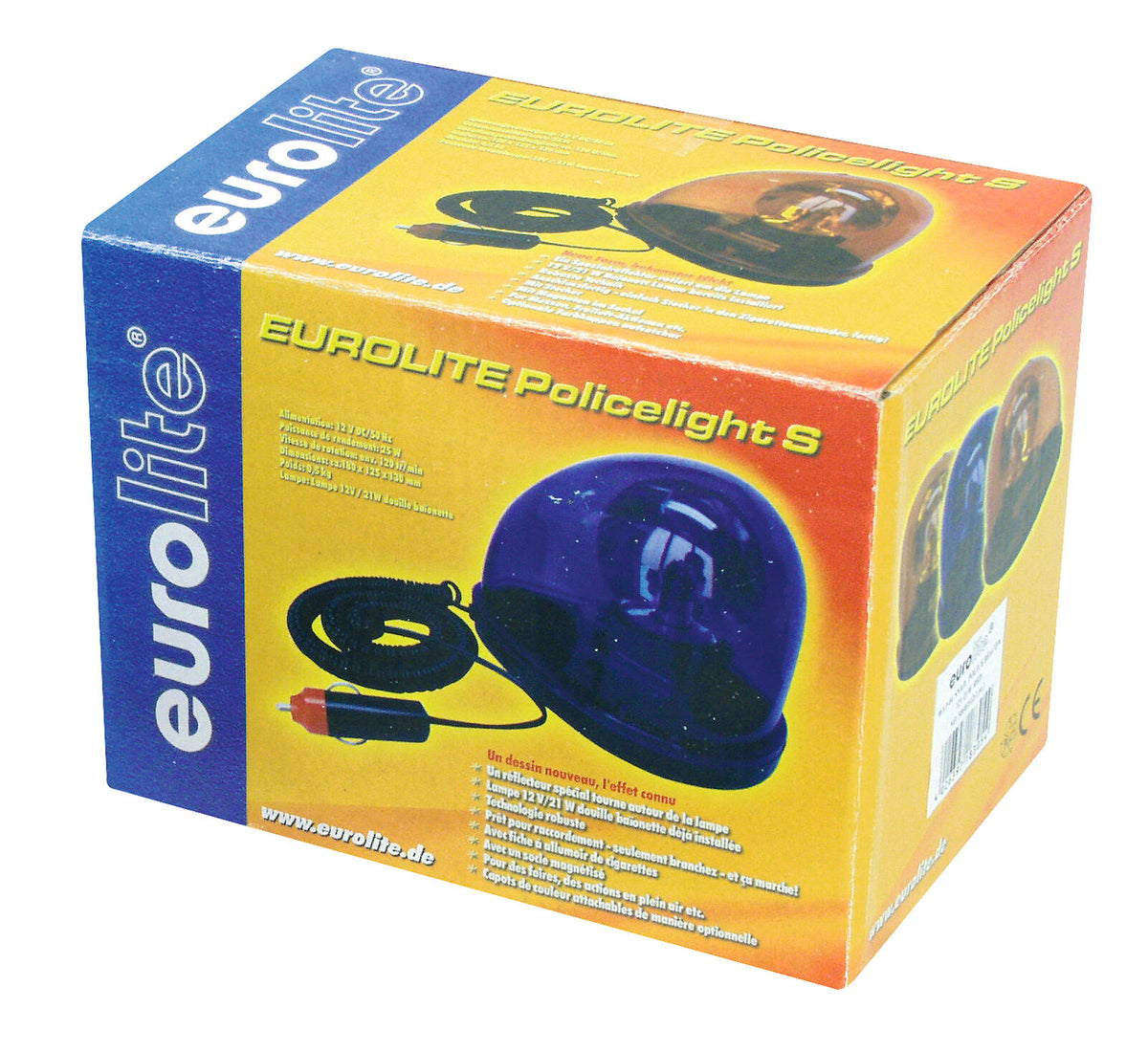 Eurolite Polizeilicht STA-1221 blau 12V/21W – Ansicht 3